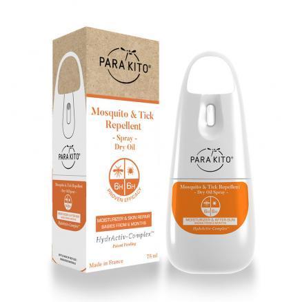 Mosquito Repellent Dry Oil Spray - Water & Sweat Resistant + After Sun Moisturizing